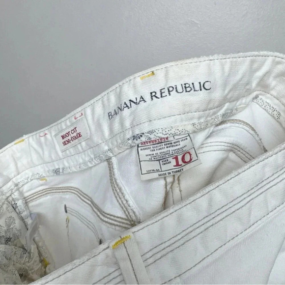 Banana Republic Womens 10 Stretch Boot Cut Cowgirl Low Rise Jeans - Picture 9 of 15